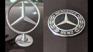 Replacing Front BadgeEmblem Mercedes W212 E300 2011 [upl. by Philcox]