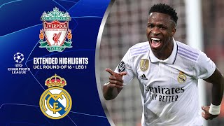 Liverpool vs Real Madrid Extended Highlights  UCL Round of 16  Leg 1  CBS Sports Golazo [upl. by Goat]