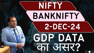 Nifty Prediction and Bank Nifty Analysis for Monday  2 December 24  Bank Nifty Tomorrow [upl. by Adnek]