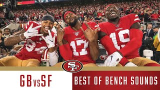 49ers Best Sideline Moments vs Packers [upl. by Reviere]