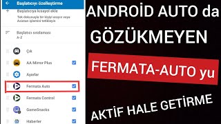 MULTIMEDIA ANDROİD AUTO da GÖZÜKMEYEN FERMATAAUTO yu AKTİFLESTİRME daciarenaulthyundai [upl. by Oeak]