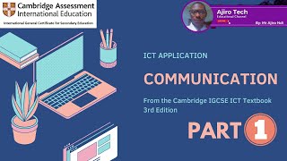 IGCSE ICT Paper 1  ICT Application  Communication Part 1  Chapter 6 [upl. by Kellene911]