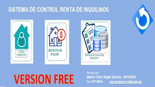 SISTEMA DE CONTROL RENTAS DE INQUILINOS [upl. by Tala]