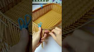 How to weave big storage basket with rattan diy rattan handmade [upl. by Mcgaw921]