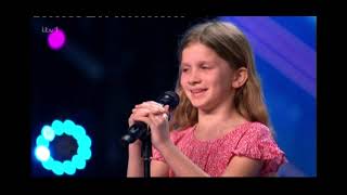 BGT 2023 AUDITIONS WK3  OLIVIA LYNES GOLDEN BUZZER [upl. by Anig]