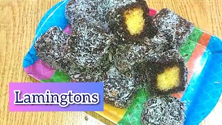 Soft amp Delicious Australian Lamingtons Recipe in Urdu HindiEasy Lamington Cake Recipe lamingtons [upl. by Anib191]