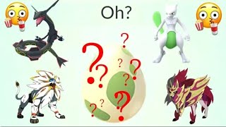 What 😱 Legendary Pokemons From eggs🥚 Pokemon Go [upl. by Sida]