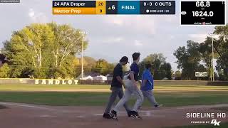 24 APA Draper vs 24 Maeser Prep Varsity 20240920 [upl. by Bogart]