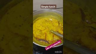 Simple lunch kadhi chawal ❤️ kadhi pkoda special ytshorts shorts cooking [upl. by Sada346]