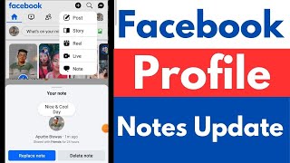 Facebook Profile Notes Update  How To Use Facebook Note [upl. by Aral]