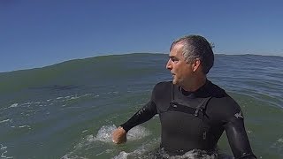 Great White Shark Surprises Solitary Surfer [upl. by Hamish568]