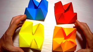 💠 Origami transformer antistress  How to make an antistress transformer from A4 paper [upl. by Billy999]