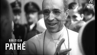 Pope Pius Xii Blesses Motorcyclists 1949 [upl. by Magna]