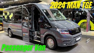 2024 MAN TGE Coach 5160 Passenger Van Review  Walkaround Tour  TruckTube [upl. by Samid147]