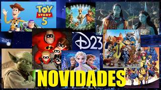 LISTA DE NOVOS LANÇAMENTO DA DISNEY D23 [upl. by Keemahs523]