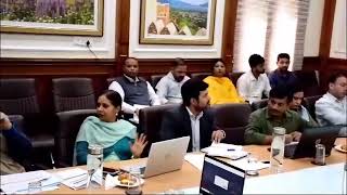 CS Chairing a review Meeting regarding SBM [upl. by Kyre]