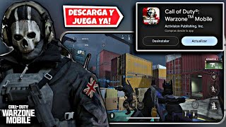 ULTIMA HORA NUEVA ACTUALIZACION DE WARZONE MOBILE  SOLUCION DE PROBLEMAS  DESCARGA Y JUEGA YA [upl. by Tristram]