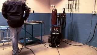 Millermatic® 252 MIG welder preflowpost flow [upl. by Razid]