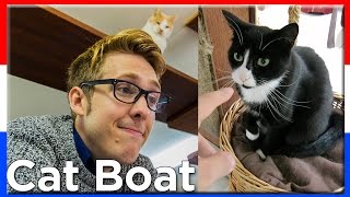 CAT BOAT Amsterdam Day 1  Evan Edinger Travel [upl. by Foster]