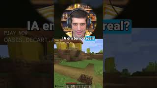 ISSO É IA E NÃO MINECRAFT gameplayrj davyjones ia minecraft [upl. by Cadal]