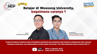 Belajar di Woosong University bagaimana caranya [upl. by Ergener]