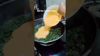 മുരിങ്ങ ഇല കറി🍀😋 Drumstick Leaves Curry 🥥 keralastyle shortsfeed easypeasyrecipe [upl. by Addia]