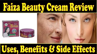 Faiza Beauty Cream Honest Review  Best Pakistani Skin Whitening Cream Review By Ayeshaa❤ [upl. by Idden]