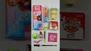 Adorable Stationery Items Pencil Box Highlighter Eraser Pen LED Lamp stationery backtoschool [upl. by Atinat]