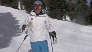 Harald Harb How to Ski Series 2 Lesson 5 Bending flexing knees and legs [upl. by Yelsna]