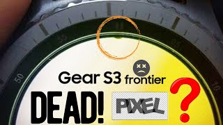 How to Fix Gear S3 Frontier Burn in  Stuck Pixel  Dead pixel [upl. by Aiderfla355]