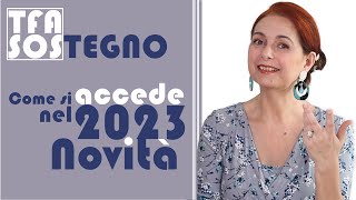 Come si accede al TFA sostegno 2023 le novità [upl. by Ydroj]