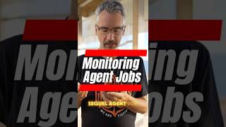 Monitoring Agent Jobs [upl. by Paapanen]