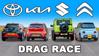 Slowest car DRAG RACE [upl. by Seamus]