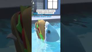 This Roblox shark is eating a sandwich Roblox [upl. by Wollis]