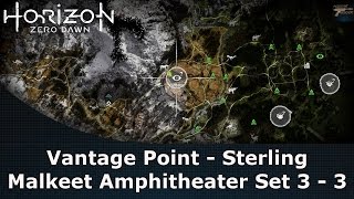 Horizon Zero Dawn Vantage Point  Sterling Malkeet Amphitheater Set 3  3 [upl. by Simaj]