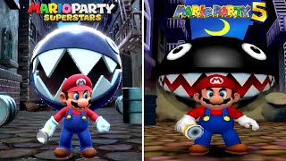 Mario Party Superstars vs Mario Party 5  All Minigames Comparison Switch vs Gamecube [upl. by Knah]