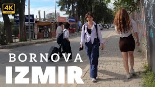 IZMIR BORNOVA 2024 Walking Tour  4k UHD 60fps  İZMİR TÜRKİYE [upl. by Anwahsiek]