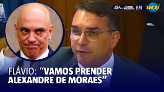 Flávio Bolsonaro critica Moraes após operação sobre golpe [upl. by Viviene]