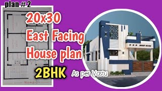 20x30 East Facing 2BHK House plan as per Vastu  600sqft Home plan  CSK CONSTRUCTIONS [upl. by Rebeca199]