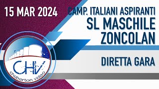 SL MASCHILE CAMPIONATI ITALIANI ASPIRANTI  15 MAR 2024  2° MANCHE [upl. by Vigen482]