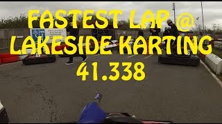 Fastest lap at lakeside Karting 41338 [upl. by Paco732]