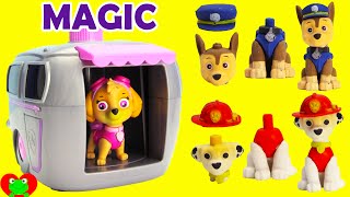 Paw Patrol Skye Magical Pup House House with Shopkins Surprises and More [upl. by Shargel442]