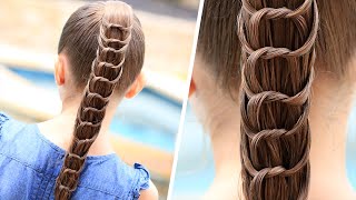 How to Create a Knotted Ponytail  Cute Hairstyles [upl. by Essile638]