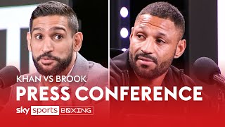 AMIR KHAN VS KELL BROOK 💥 PRESS CONFERENCE [upl. by Henderson835]