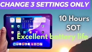 3 Settings will improve your iPad Battery Life [upl. by Vezza564]