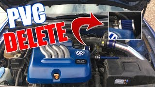 INSTALLING PCV DELETE ON VOLKSWAGEN [upl. by Iggep725]