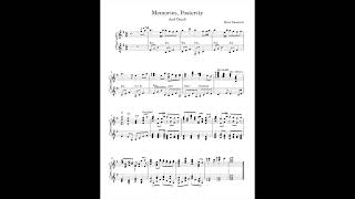 quotMemories and Deathquot  Piano Composition on Musescore 4 [upl. by Rakel]