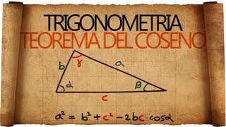 Teorema del Coseno in Trigonometria  Spiegazione ed esercizi classici [upl. by Nnylsor]