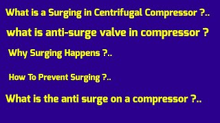 what is surging in a centrifugal compressor [upl. by Arza496]