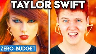 TAYLOR SWIFT WITH ZERO BUDGET Bad Blood PARODY [upl. by Cristine]